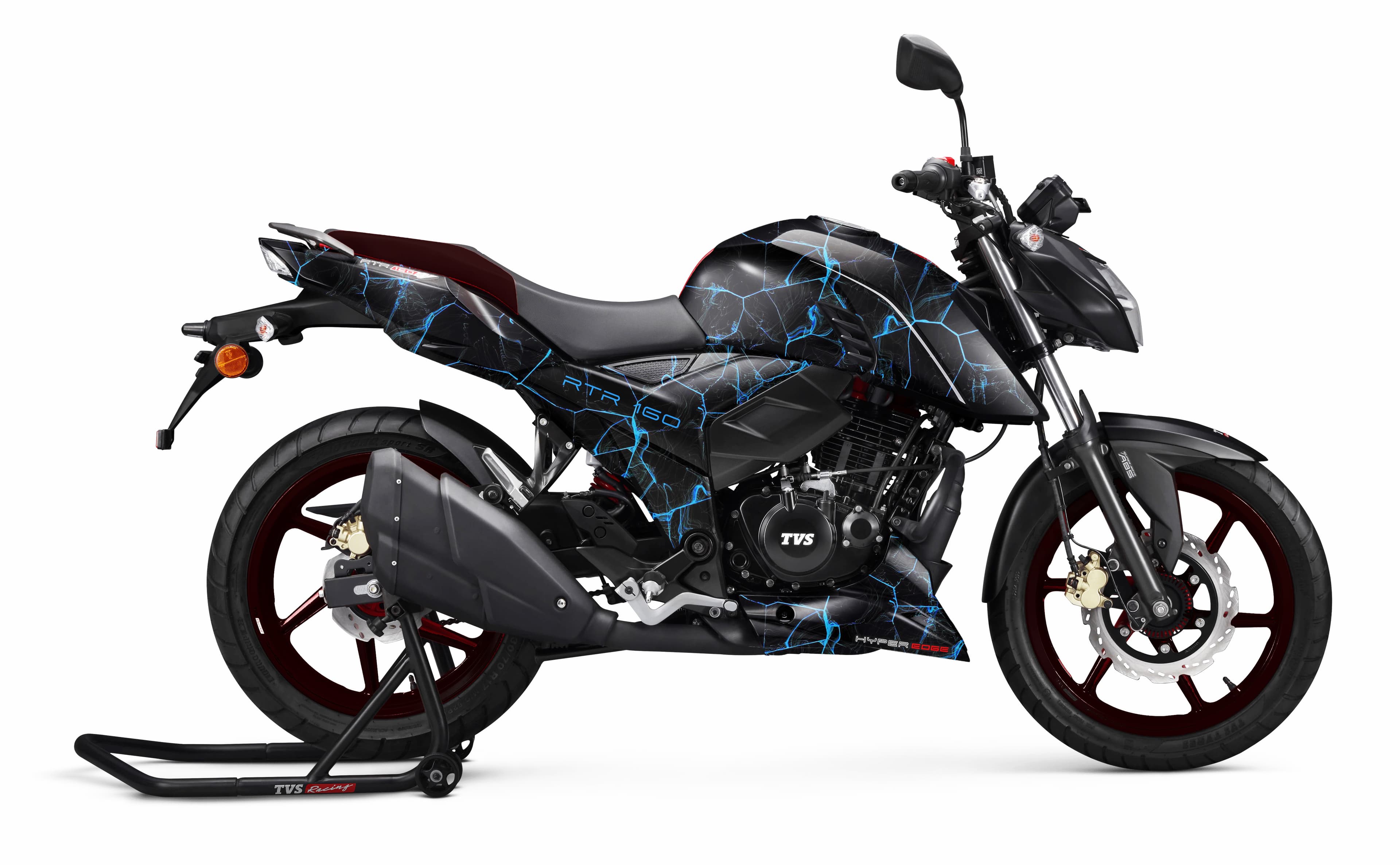 stylish bike wraps for Apache 160 4V at 2199 by Maddy custom