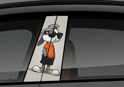 Bunny pillar wrap for cars