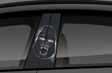 Pop Kong window pillar wrap for cars