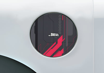 Racing Pulse Fuel Cap Wrap for Cars