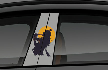Radhe Radhe window pillar wrap for cars 