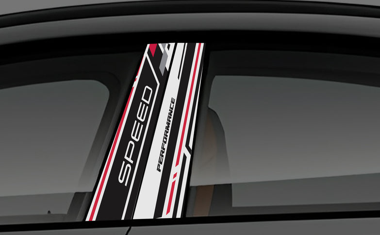 Apex Strike window pillar wrap for cars