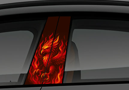 ash born window pillar wrap for cars