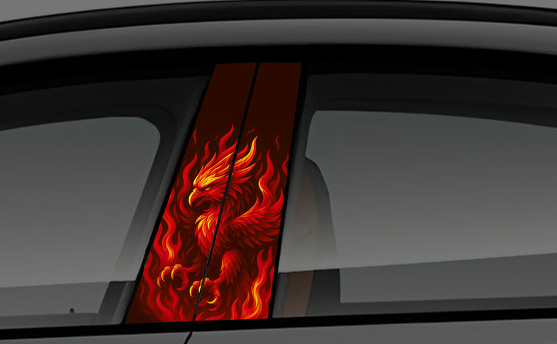 ash born window pillar wrap for cars