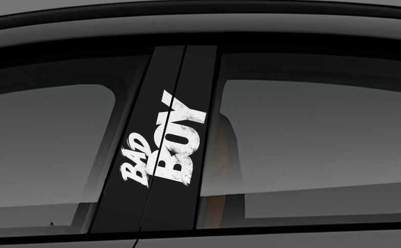 Bad Boy window pillar wrap for cars
