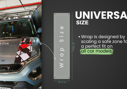 Waypoint Bonnet Wrap for Cars