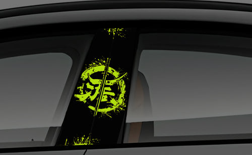 Samurai Strike Window Pillar Wrap for Cars